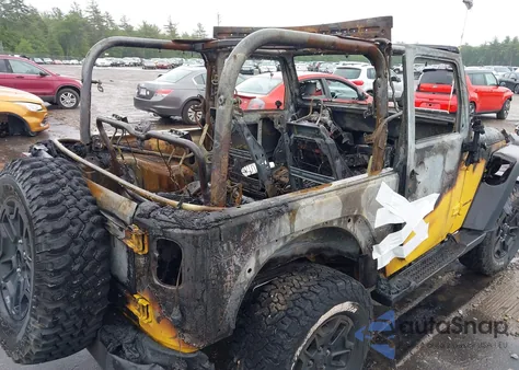 2015 Jeep Wrangler Willys Wheeler из США, поврежденный, VIN 1C4AJWAG8FL686196